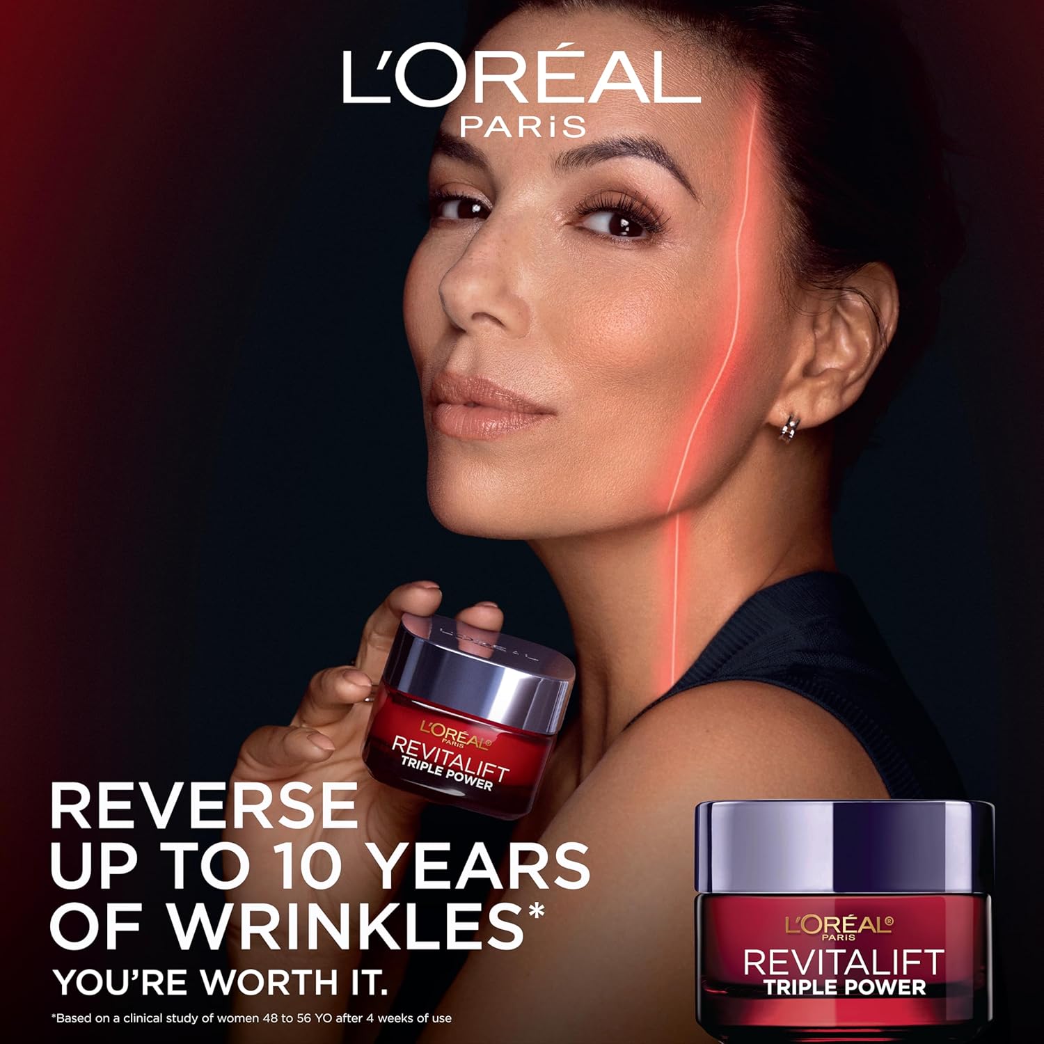 L'Oreal Paris Revitalift Triple Power Anti-Aging Face Moisturizer, Pro