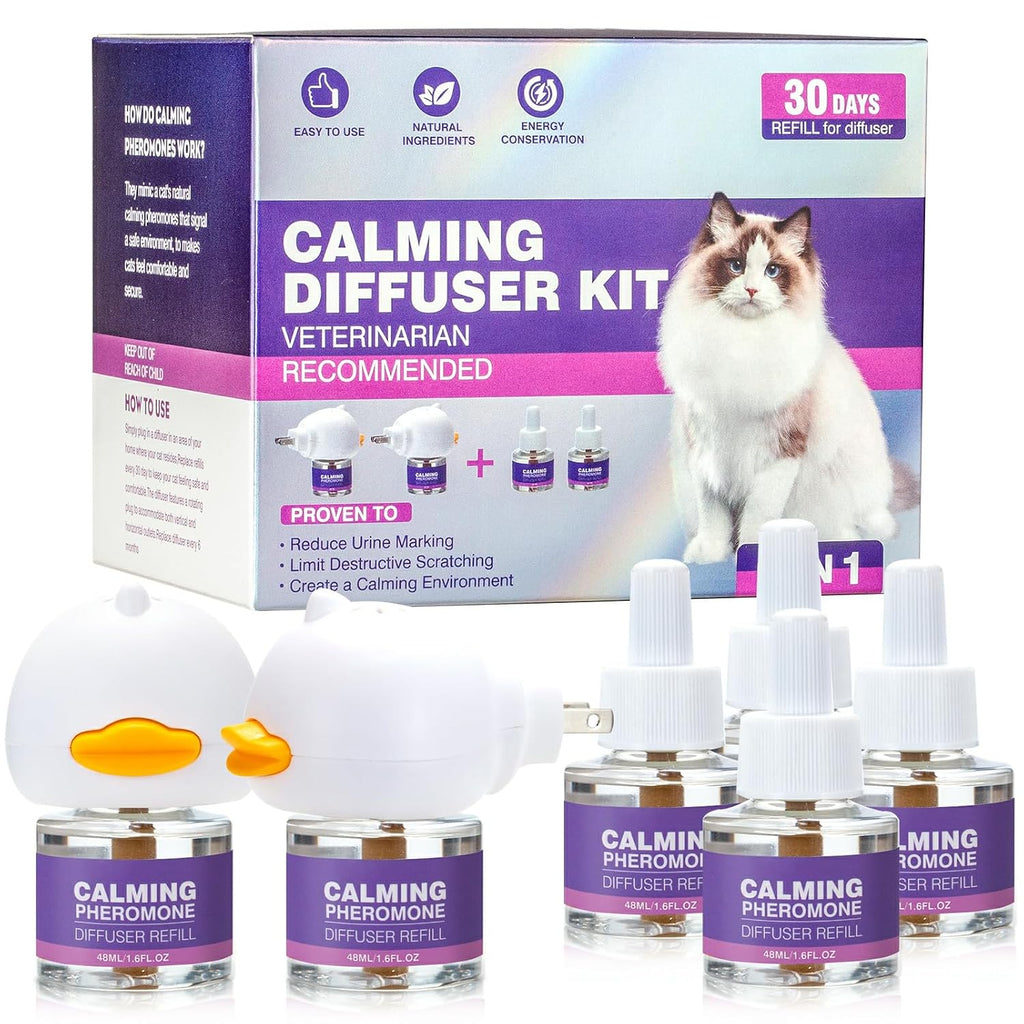 Tcllka Cat Calming Pheromone Diffuser Effectively Relieve Anxiety Stress Cat