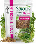 Nature Jim‰۪s Sprouts Organic Salad Mix ‰ÛÒ Non-GMO Microgreen Seeds, Perfect