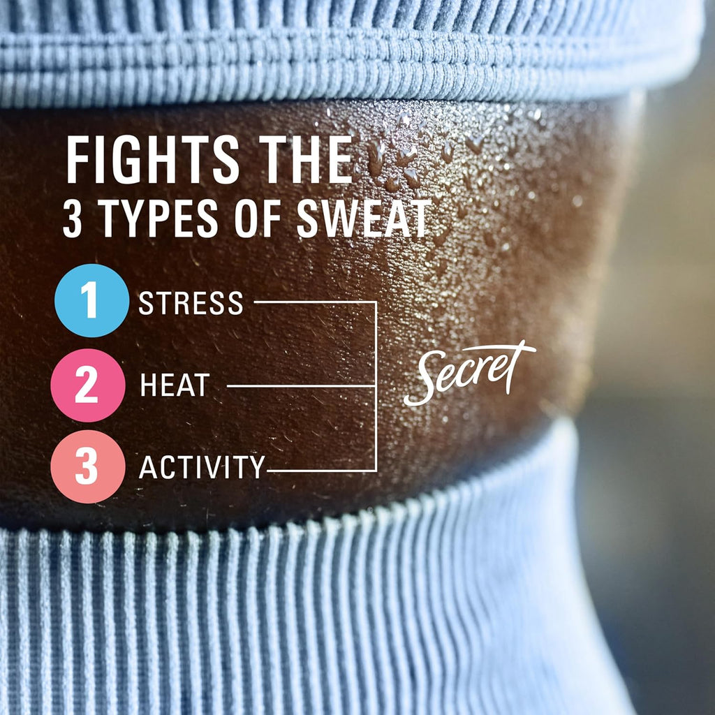 Secret Clinical Strength Antiperspirant Deodorant for Women, 100hr Sweat &