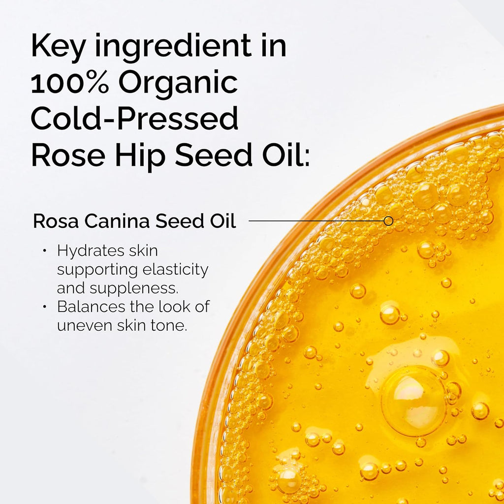 The Ordinary 100% Organic Cold-Pressed Rose Hip Seed Oil, Addresses Signs of