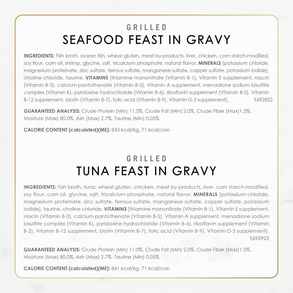 Purina Fancy Feast Grilled Wet Cat Food Seafood Collection in Wet Cat Food