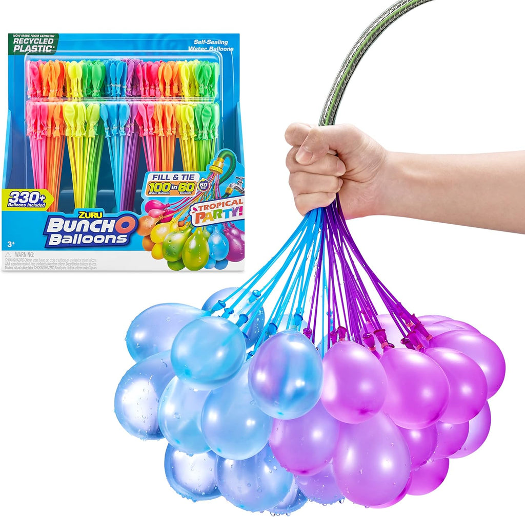 Original Bunch O Balloons Tropical Party 330+ Rapid-Filling Self-Sealing