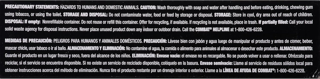 Combat Max 12 Month Roach Killing Bait, Small Roach Bait Station
