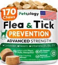 Flea and Tick Prevention for Dogs Pills - 170 Soft Chewables - Natural Dog