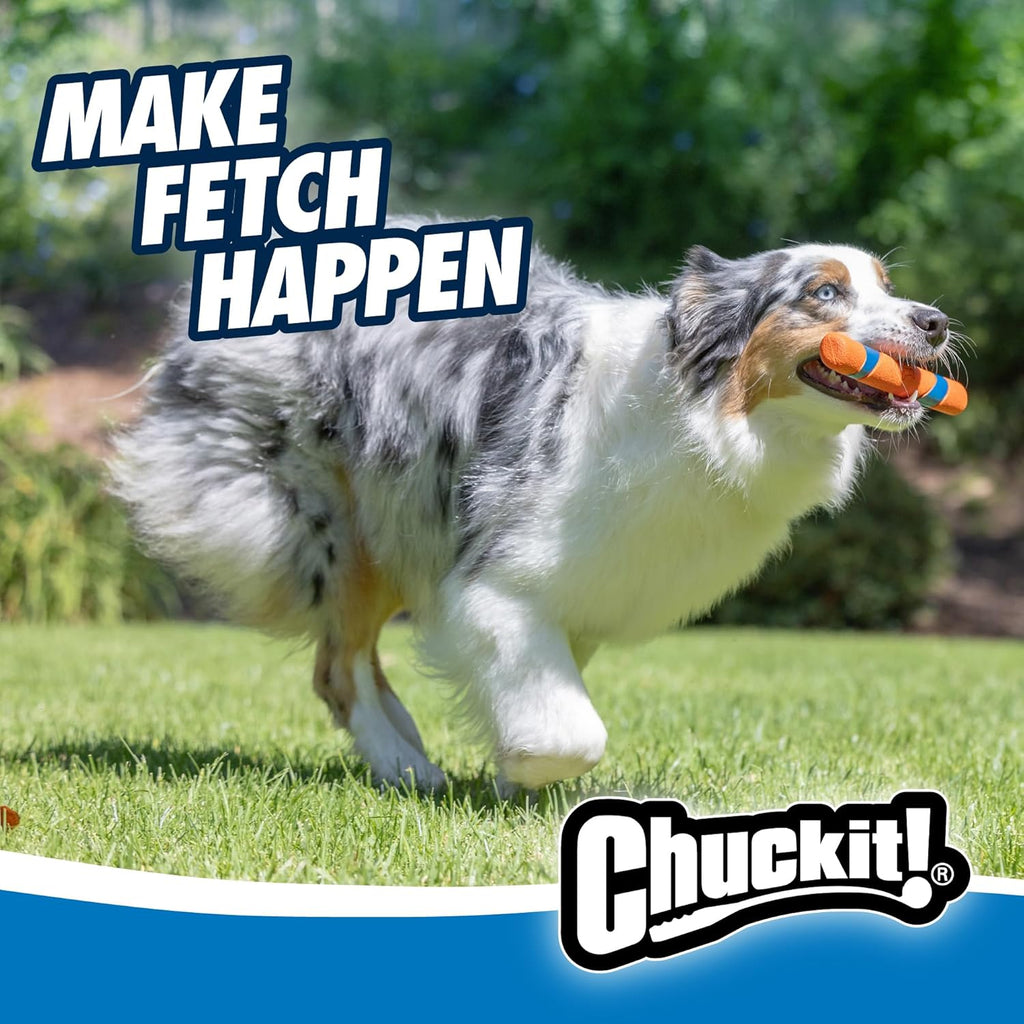 Chuckit! Interactive Dog Toy Ultra Fetch Stick - 12 Inch Outdoor Dog Toy for