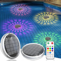 Solar Powered Floating Pool Lights(2 Pack), Pool Lights That Float with