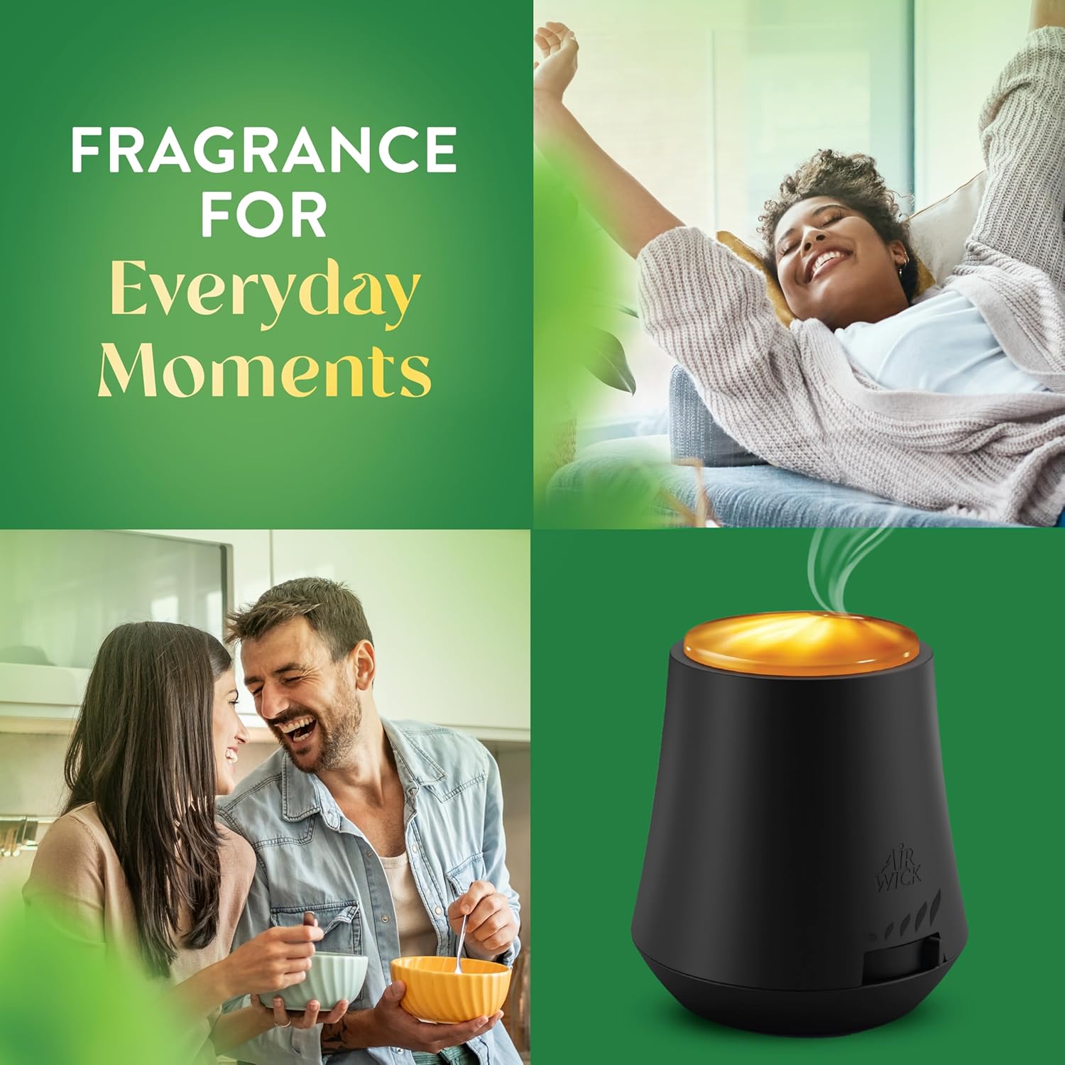 Air Wick Essential Mist Starter Kit, Diffuser + 1 Refill, Lavender and Almond