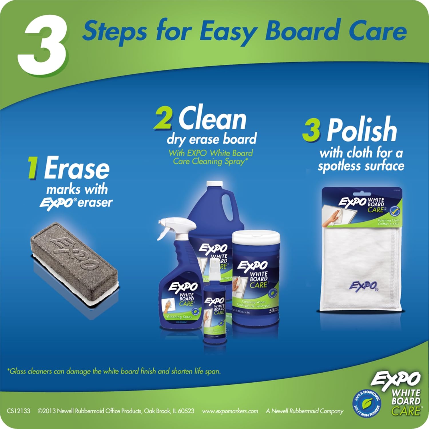 EXPO Dry Erase Whiteboard Cleaning Spray, 8oz - Calendar, Organization