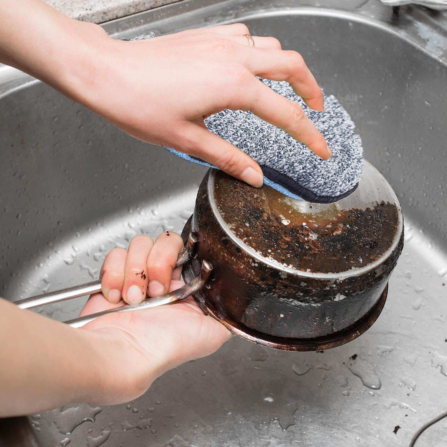 Multi-Purpose Sponges Kitchen by Scrub-it - Non-Scratch Microfiber sponges