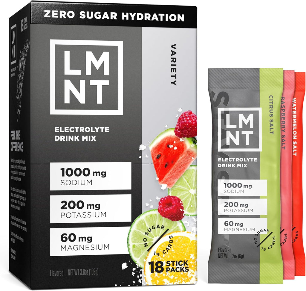 LMNT Zero Sugar Electrolytes - Variety Pack Bundle