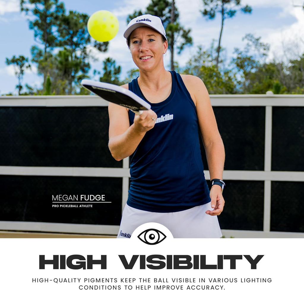 Franklin Sports X-40 Outdoor Pickleballs - Official Ball of USA Pickleball