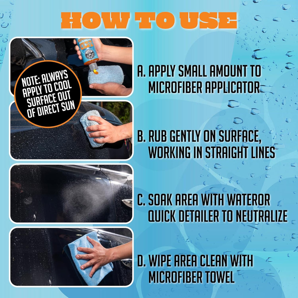 Chemical Guys Heavy Duty Water Spot Remover Gel for Paint, Glass, and Metal