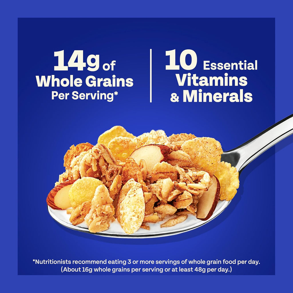 Honey Bunches of Oats with Almonds Breakfast Cereal, Almond Cereal with Oats