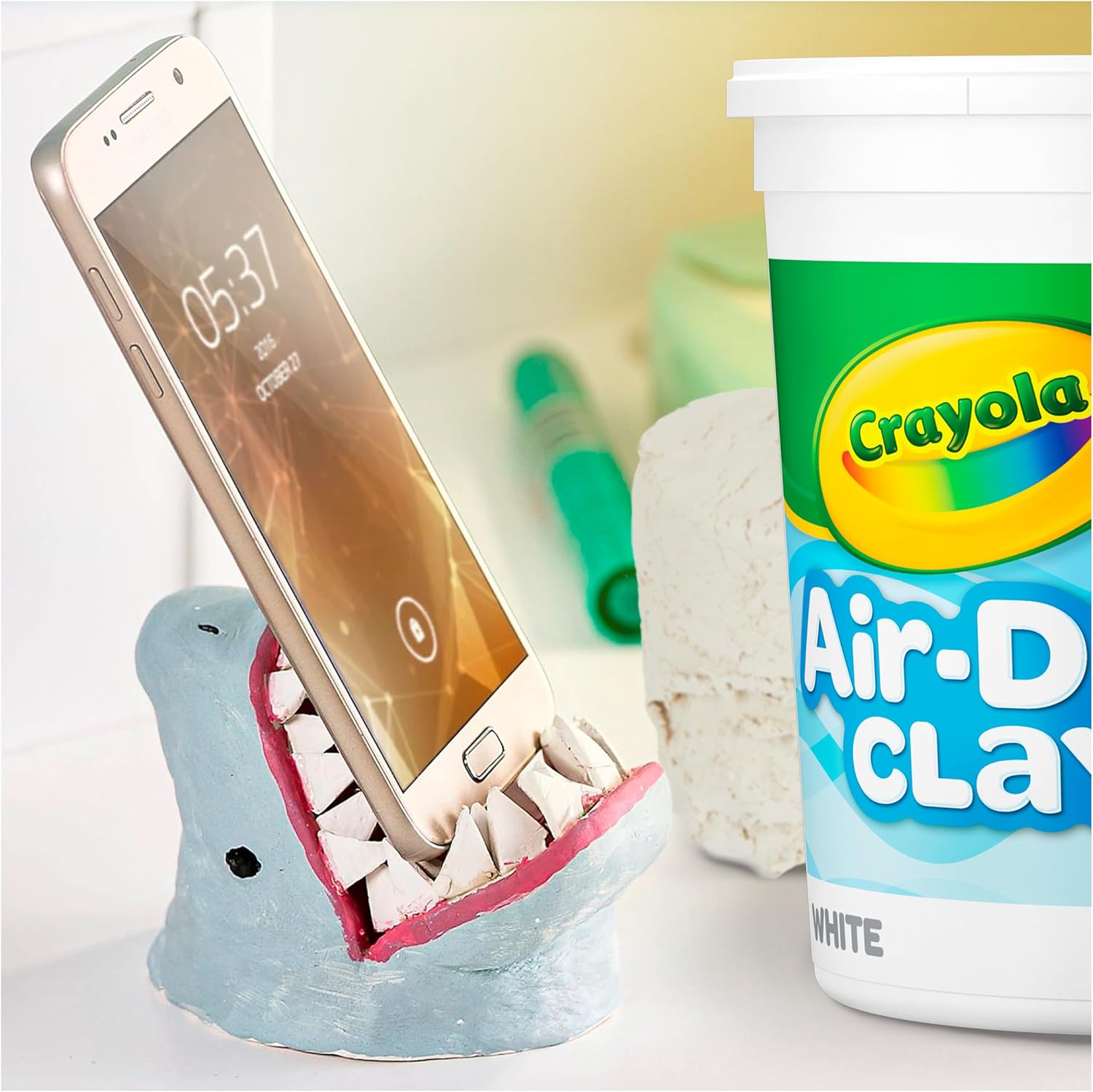 Crayola Air Dry Clay (5lbs), Teacher Supplies, Natural White Modeling Clay