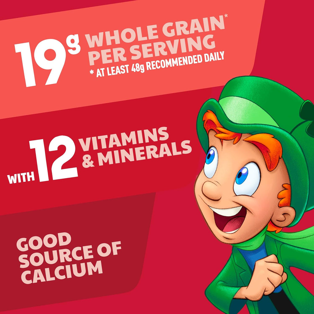 Lucky Charms Gluten Free Cereal with Marshmallows, Kids Breakfast Cereal