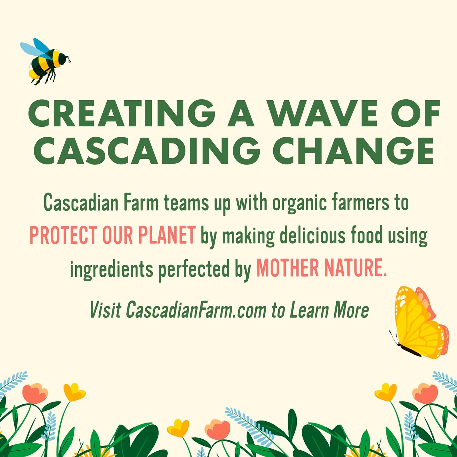 Cascadian Farm Organic Granola, Oats and Honey Cereal, Resealable Pouch, 11 oz