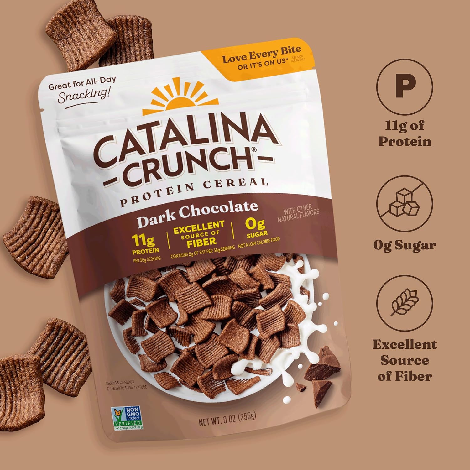 Catalina Crunch Protein Cereal - Sugar Free Breakfast Cereal with 11g of