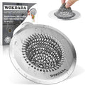Revolutionary Kitchen Sink Drain Strainer/Patented Reversible Chain Mesh