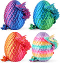 Rapean 8" 3D Printed Dragon Eggs, Easter Basket Stuffers for Kids and Teens
