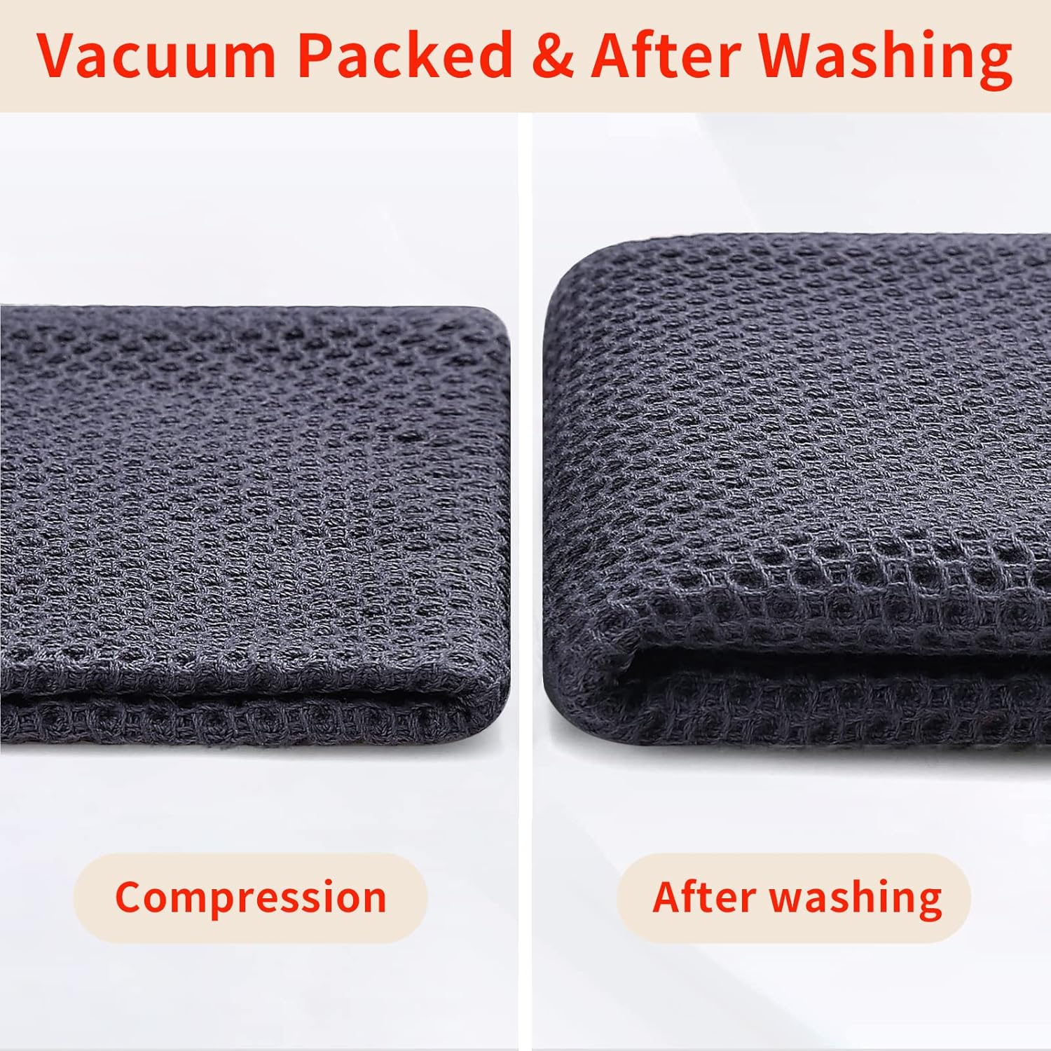 Homaxy 100% Cotton Waffle Weave Kitchen Dish Cloths, Ultra Soft Absorbent