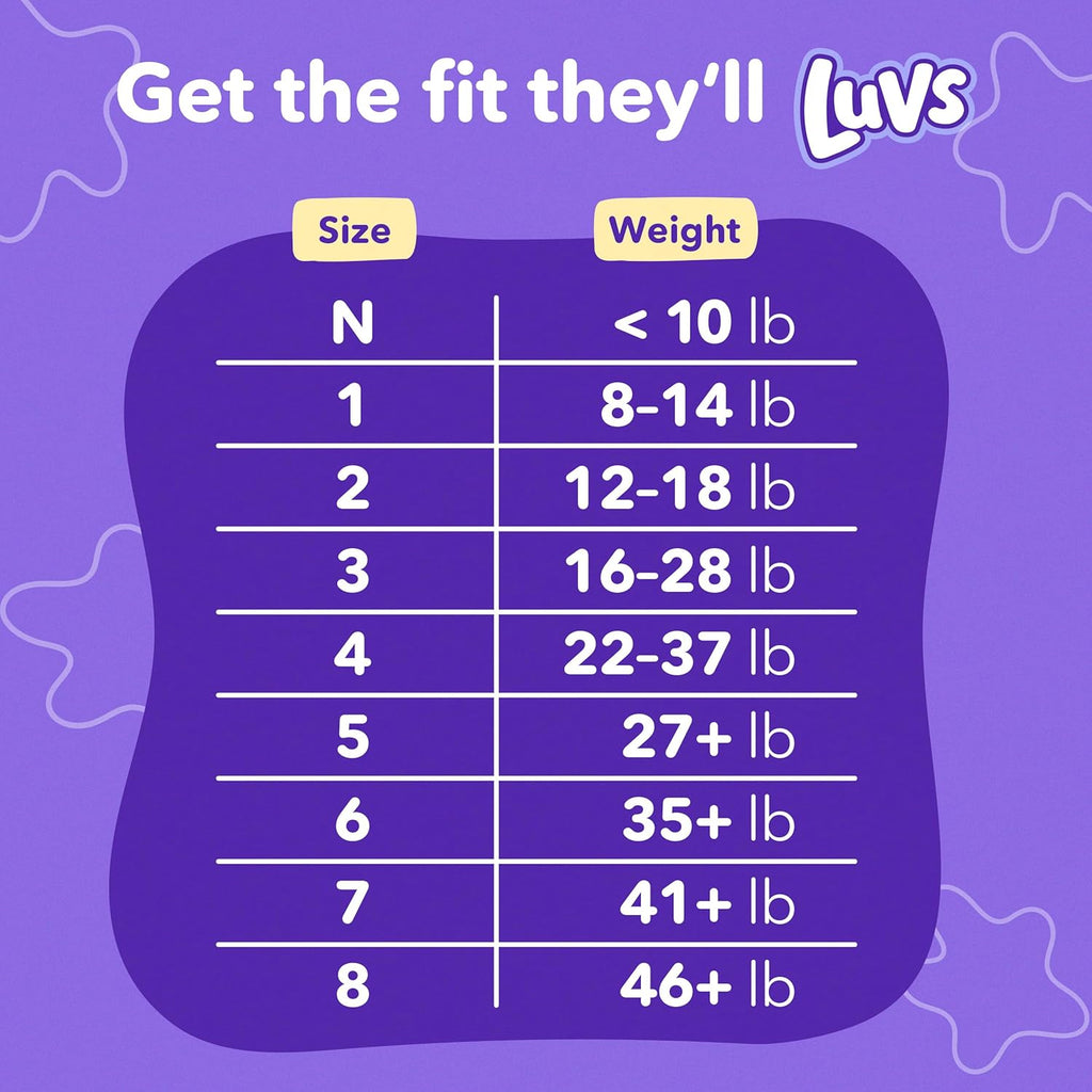 Luvs Diapers - Size 5, 172 Count, Bluey Platinum Protection Baby Diaper