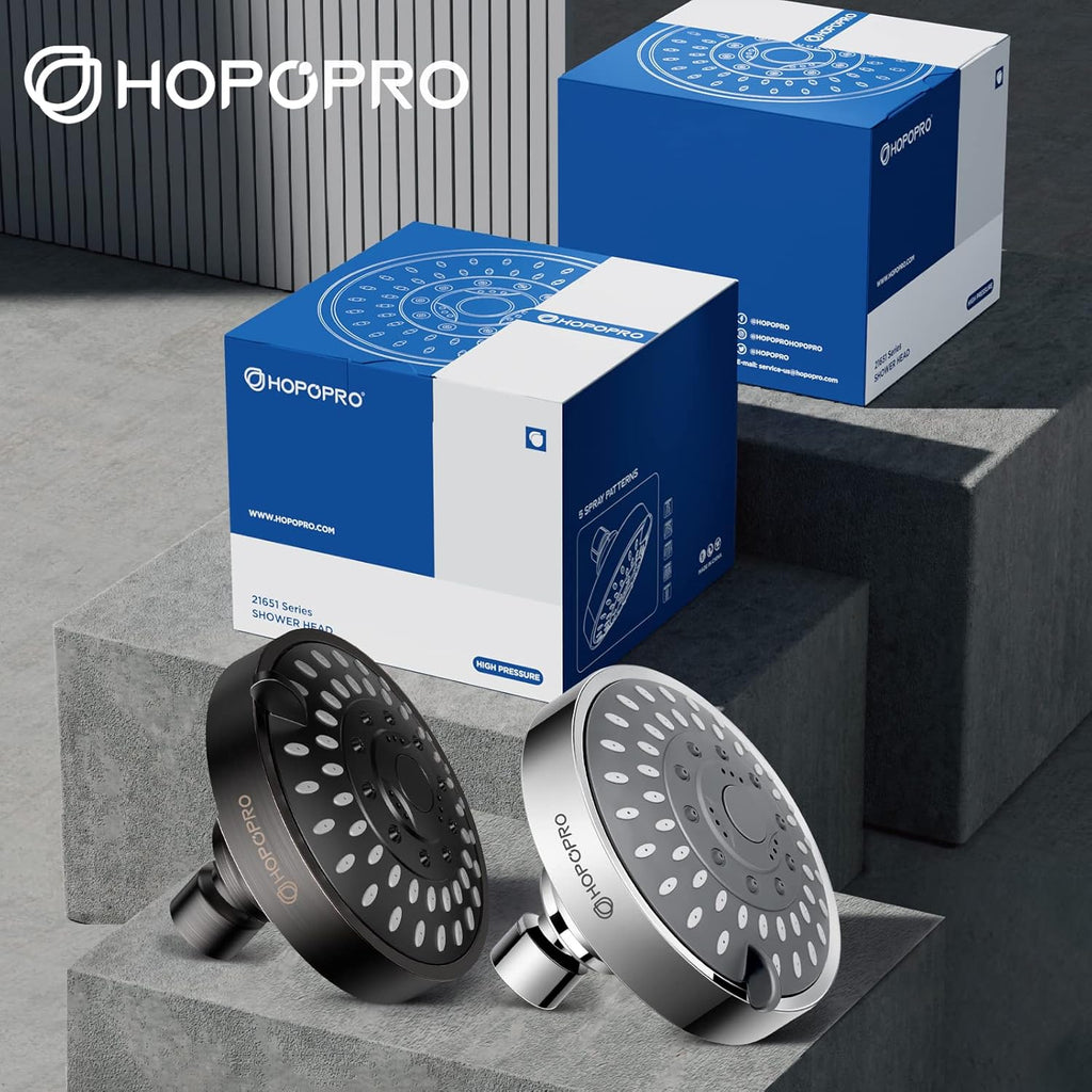 HOPOPRO 5-Mode High Pressure Shower Head - The Washington Post, NBC News