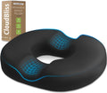 Donut Pillow Seat Cushion Chair Pad for Tailbone Pain Relief and Hemorrhoids