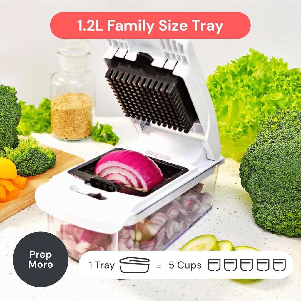 Fullstar The Original Pro Chopper - Vegetable Chopper and Spiralizer, Food