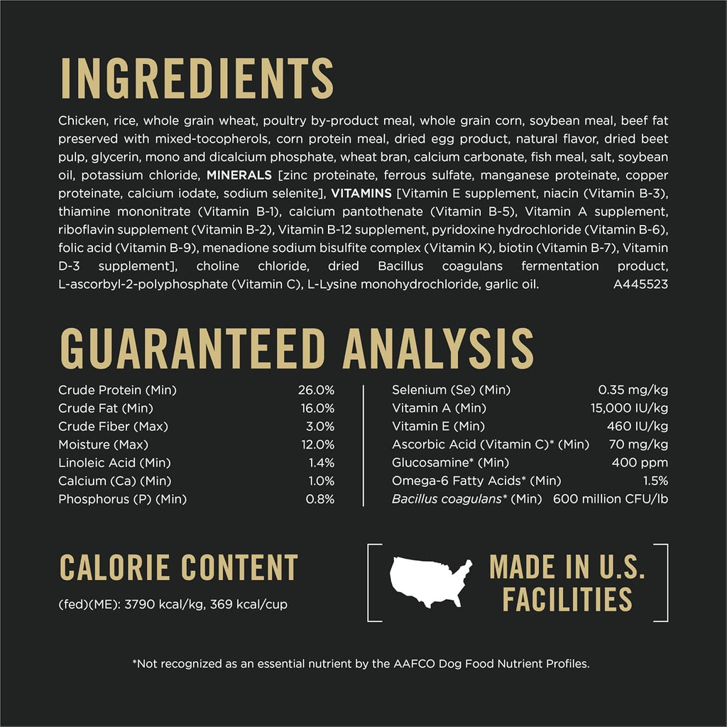 Purina Pro Plan Complete Essentials Shredded Blend Chicken and Rice Dog Food