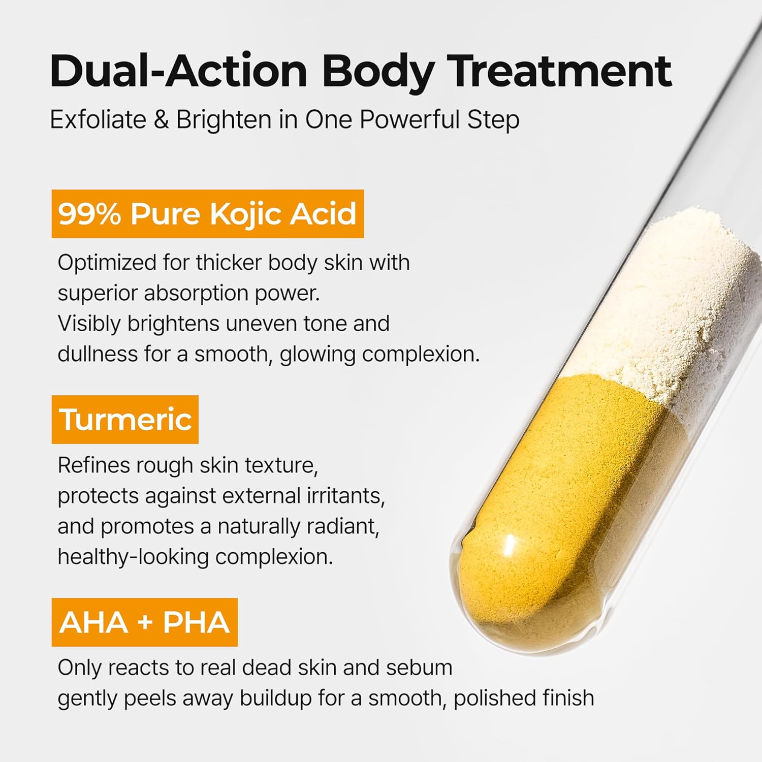 Dr.Melaxin Body Keratin Care Kojic Acid Turmeric Spray with AHA & PHA, Gentle