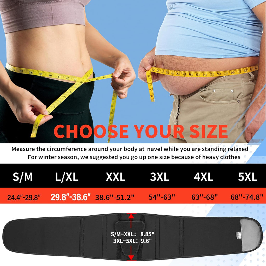 FEATOL Back Brace Support Belt-Lumbar Support Back Brace for Back Pain