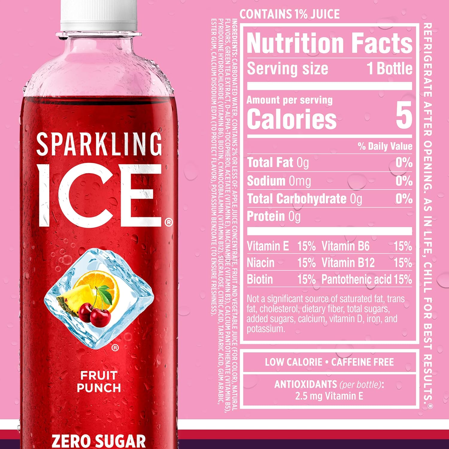 Sparkling Ice Purple Variety Pack, Flavored Water, Zero Sugar, with Vitamins