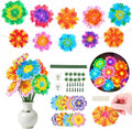 Fennoral 10 Pack Flower Poke in Craft Kits for Kids with LED Lights Make You Own DIY