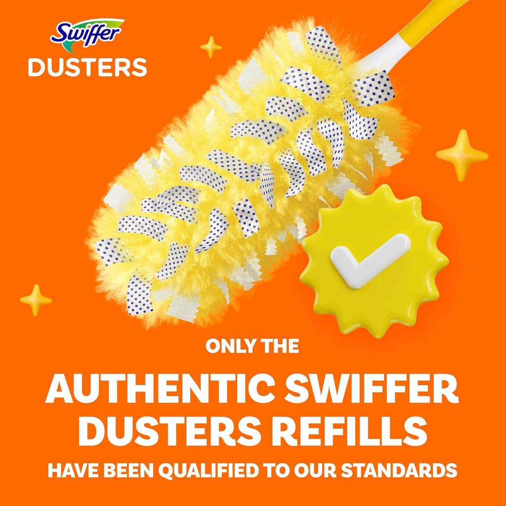 Swiffer Pet Heavy Duty Dusters Refills, Multisurface 360 Dusters with Febreze