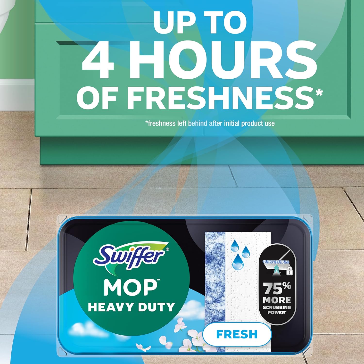 Swiffer Sweep & Mop Deluxe 2-in-1 Multi-Surface Kit for Floor Cleaning
