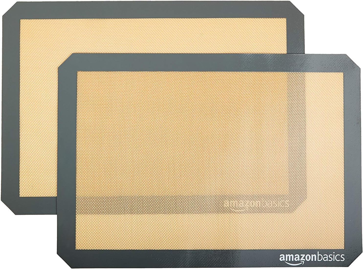 Amazon Basics Silicone Rectangular Baking Mat, Non-Stick, Reusable