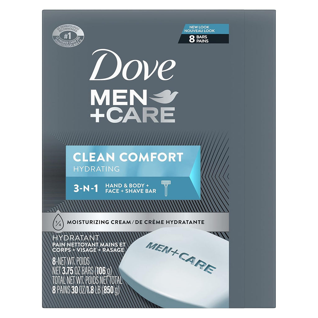DOVE MEN + CARE Body and Face Bar To Clean and Hydrate Skin Body and Facial