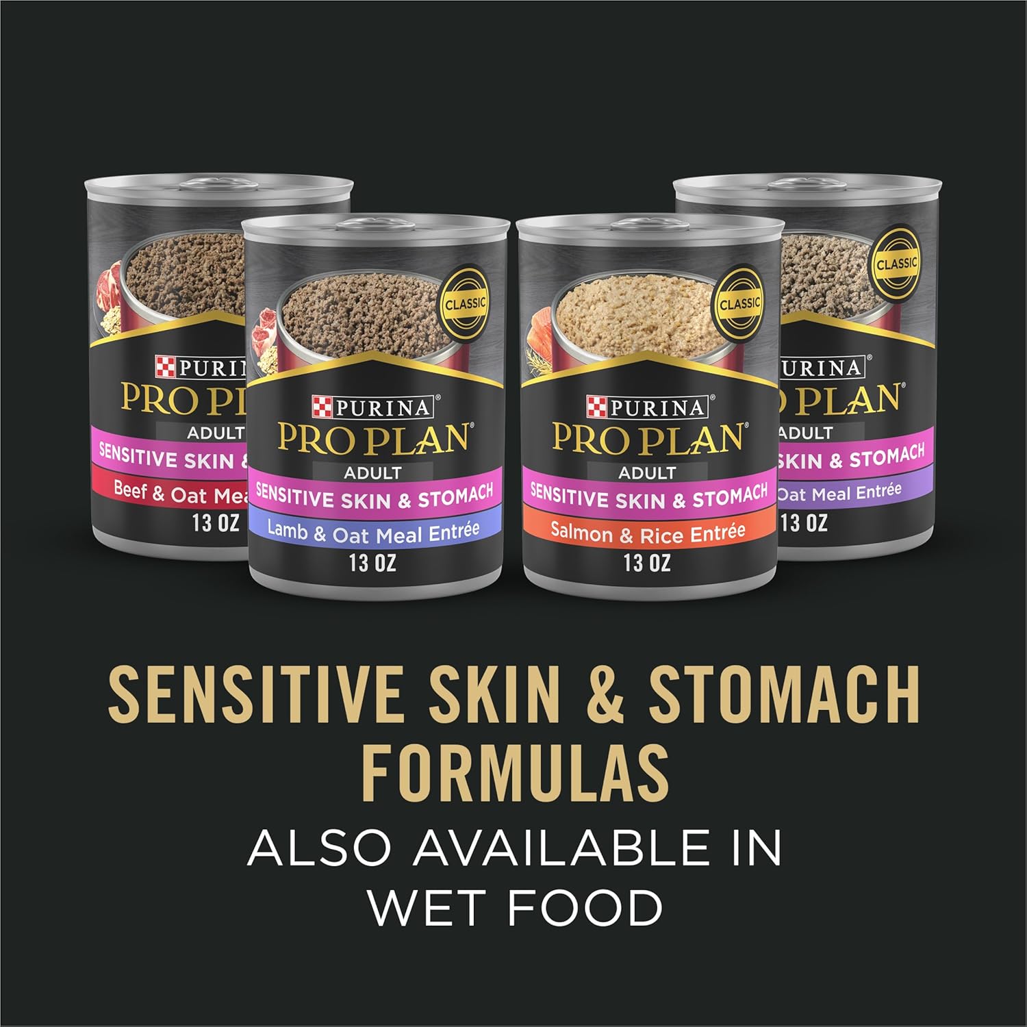 Purina Pro Plan Sensitive Skin and Stomach Dog Food Dry, Adult Salmon & Rice