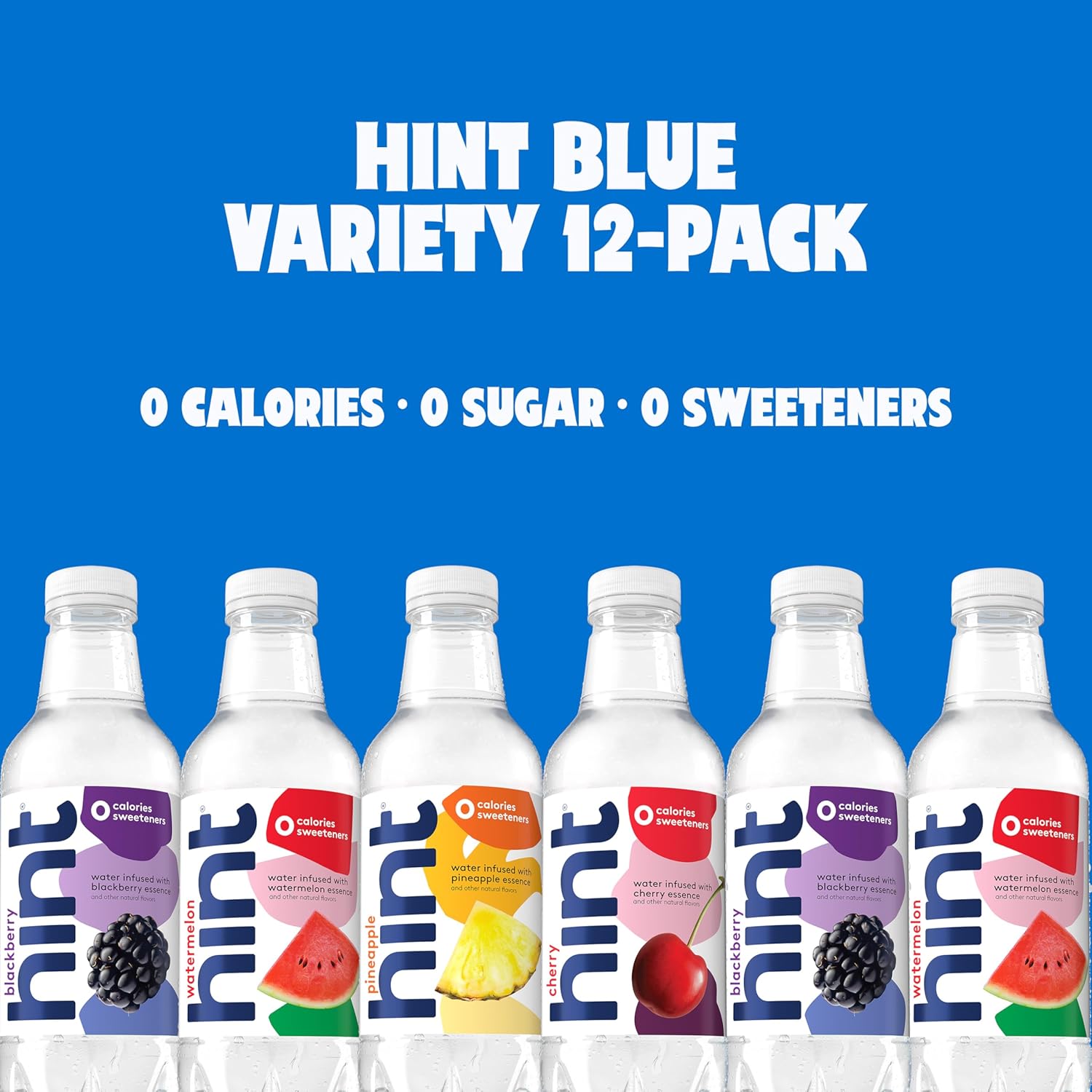 Hint Infused Bottled, Best Sellers Variety Pack - Sugar Free Flavored with