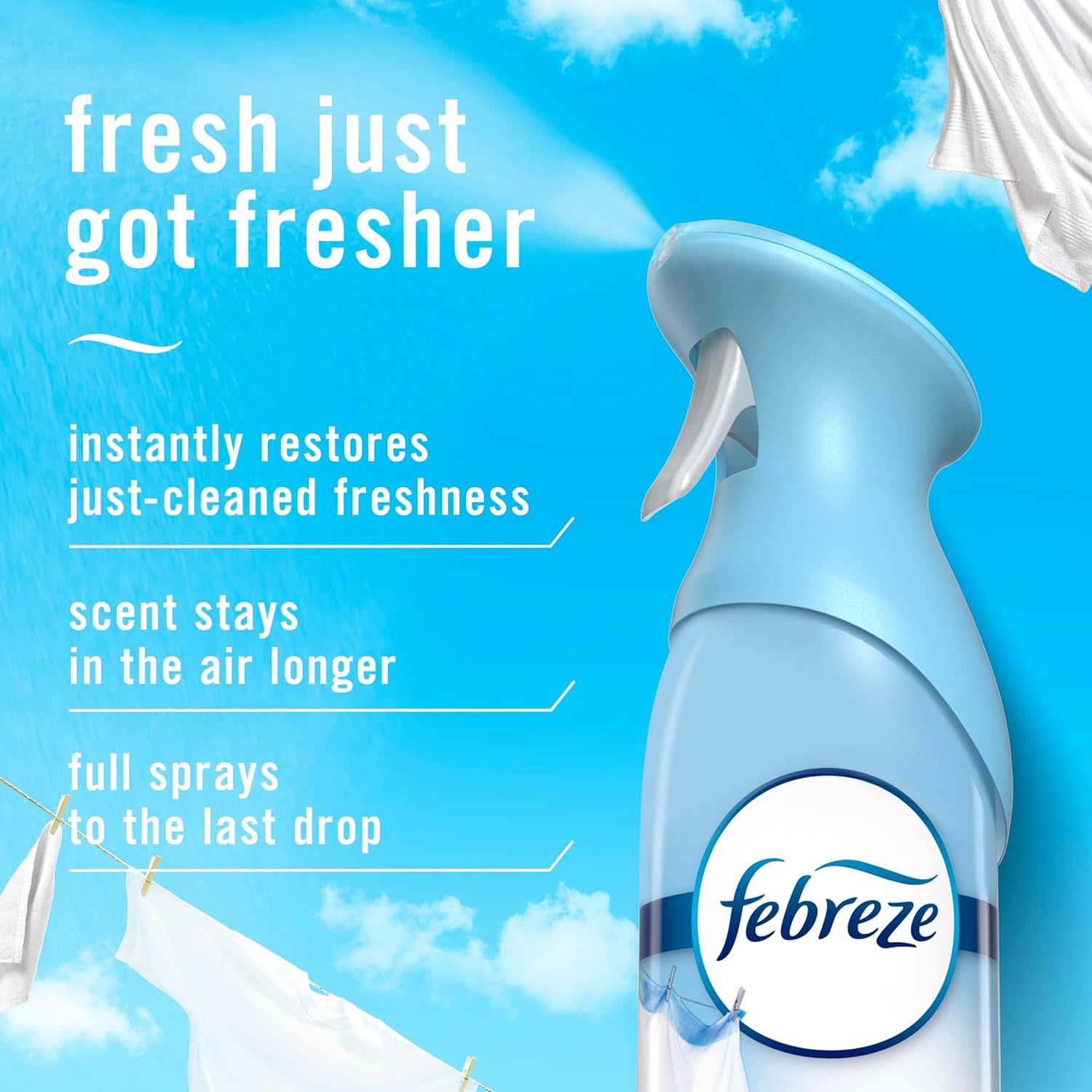 Febreze Air Mist, Air Freshener Spray, Odor Fighting Room Spray, Deodorizer