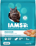 IAMS Proactive Health Dry Cat Food, Indoor Weight and Hairball Care Cat Food