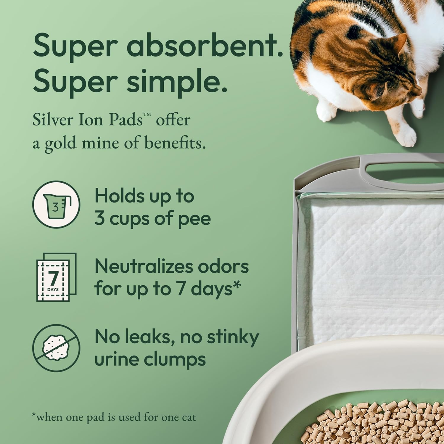 Purina Tidy Cats Cat Litter Breeze Pads Refill Pack Multi Cat Litter Pads - 8