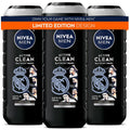 NIVEA MEN Real Madrid Limited Edition Design Active Clean Body Wash with