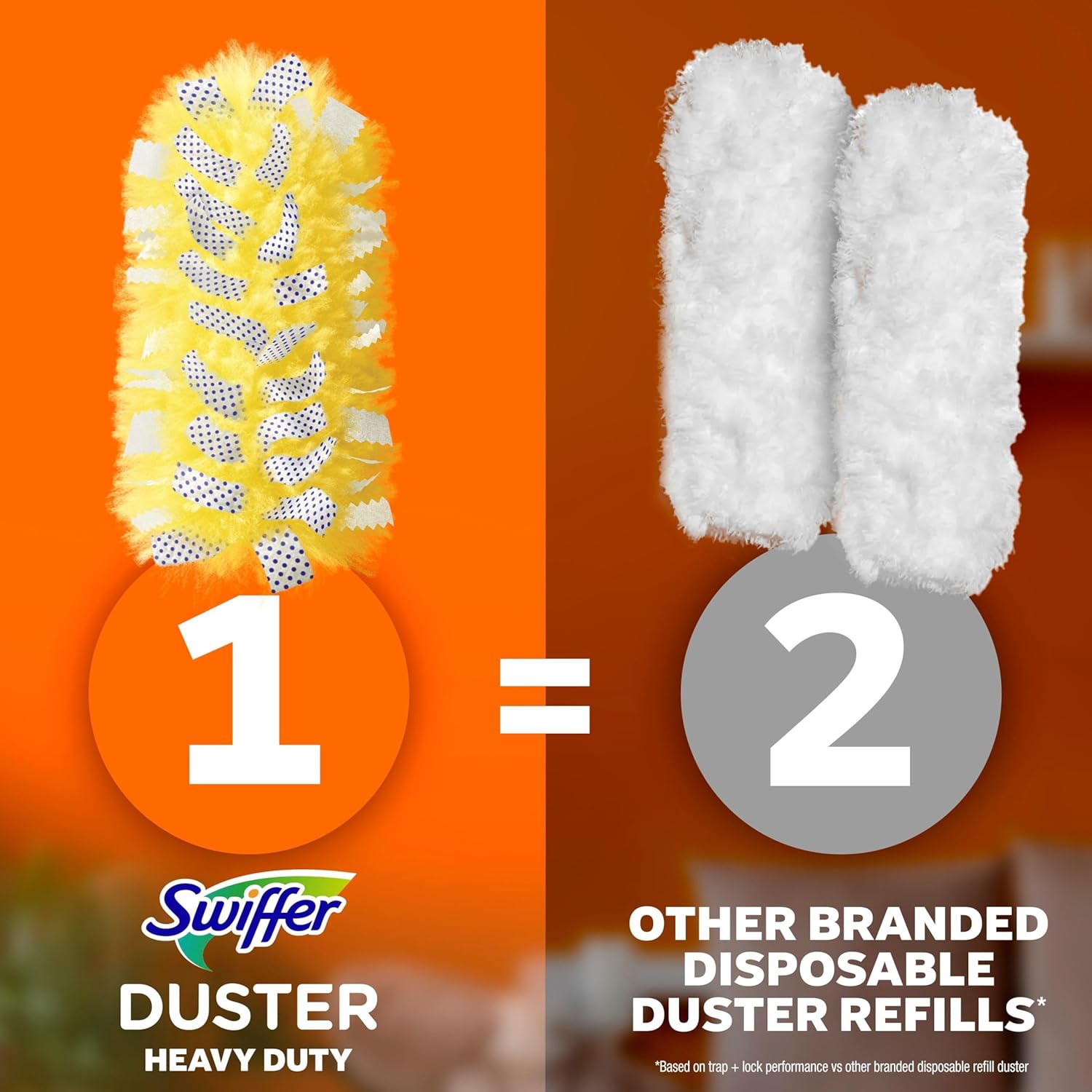 Swiffer Duster Kit with 3 ft Extendable Handle, Heavy Duty Dusting Starter
