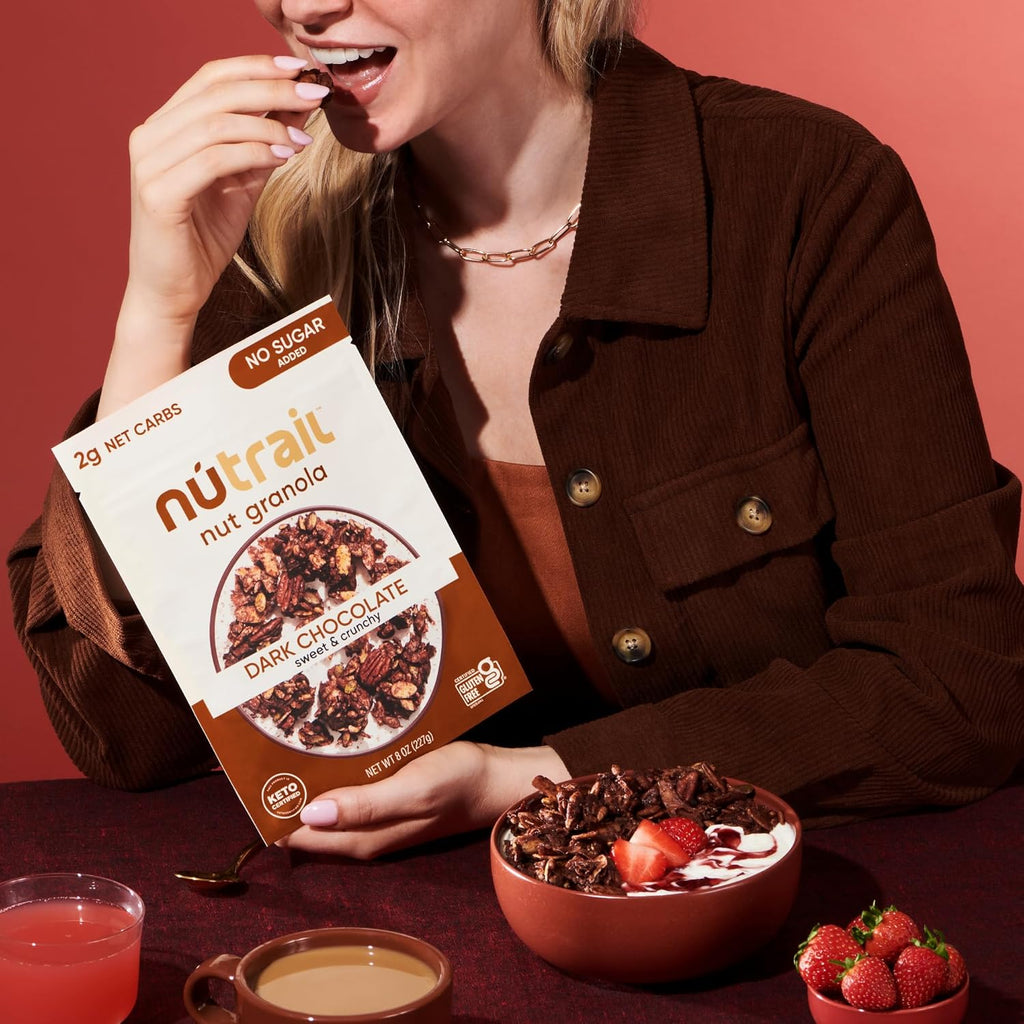 NuTrail Nut Granola Cereal, Variety Pack, No Sugar Added, Keto, Low Carb
