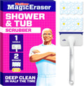Mr. Clean Magic Eraser Shower & Tub Scrubber, Bathroom Cleaner, All in One