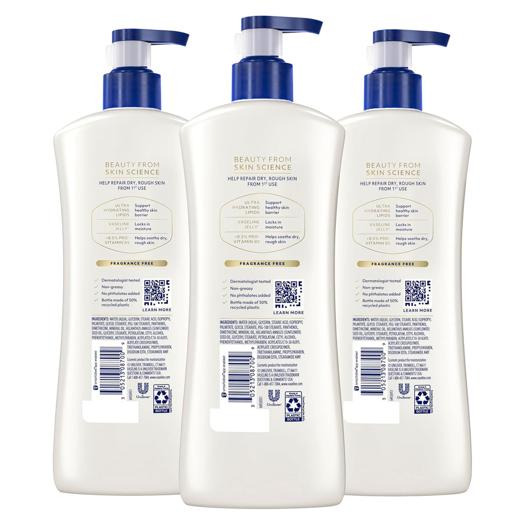 Vaseline Intensive Care Unscented Advanced Repair Body Lotion