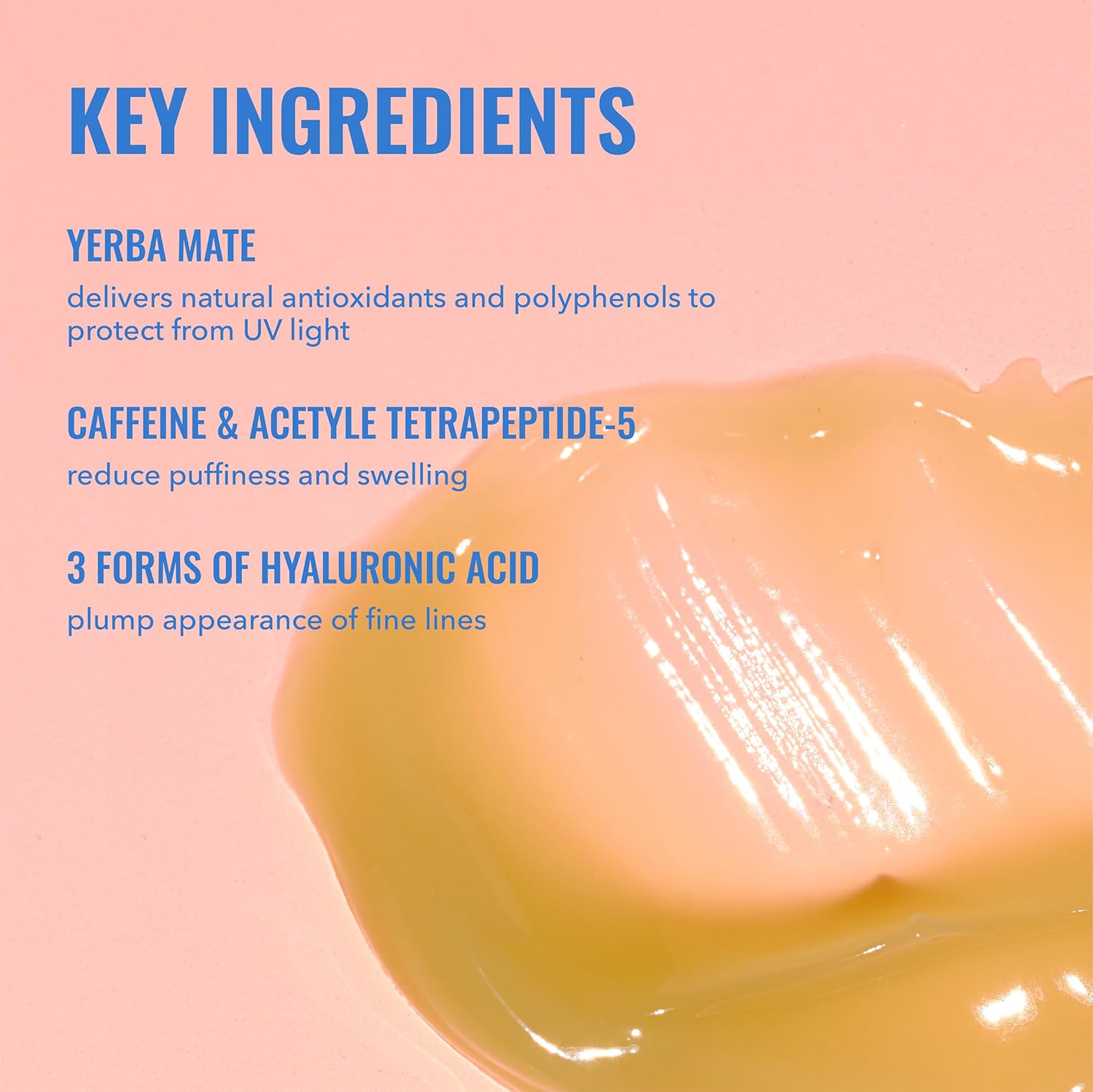 Good Molecules Yerba Mate Wake Up Eye Gel - Hydrating Under Eye Gel Cream