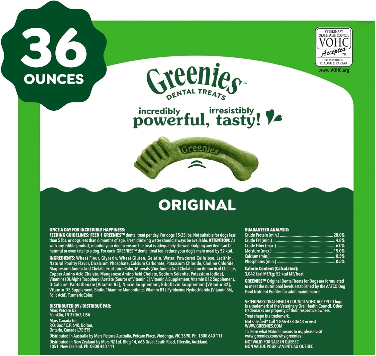 Greenies Veterinarian-Recommended Adult Natural Dental Dog Treats Petite